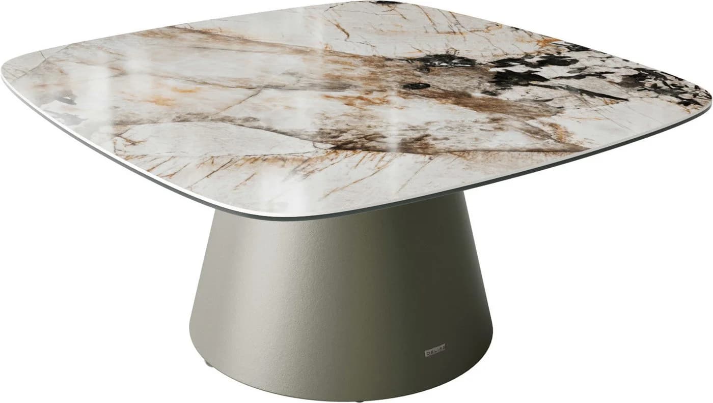 DELIFE Couchtisch Edge Boot Keramik Patagonia Titan