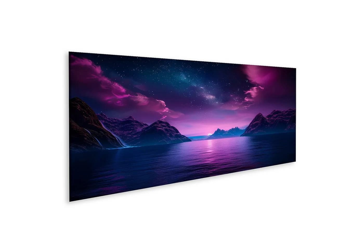 islandburner Leinwandbild 120x40cm Panorama Bunt - Bild 2