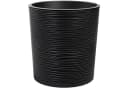 KONZEPT Blumentopf Groß Innen 30cm Schwarz Meißelspuren-Design Bild 2