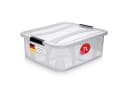KONZEPT Aufbewahrungsbox mit Deckel, Stapelbox, BPA-frei, robuster Verschlussclips Bild 2