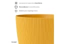 KONZEPT Blumentopf 5,2 l Gelb Gerillte Struktur Bild 5