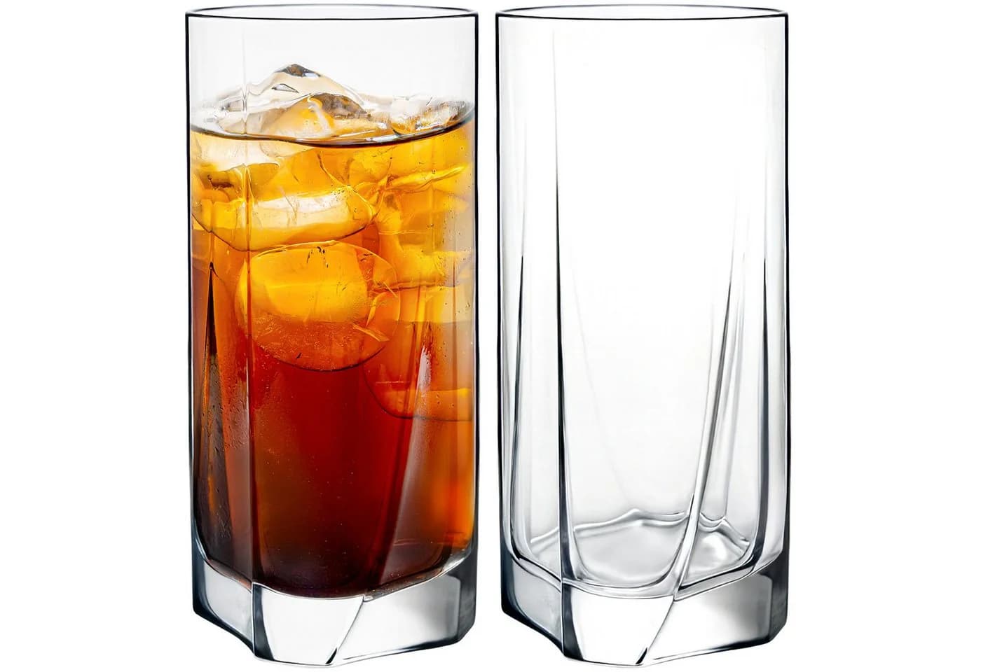 KONZEPT Longdrinkgläser Set 6-tlg. 280ml Glas Transparent - Bild 2