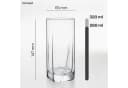 KONZEPT Longdrinkgläser Set 6-tlg. 280ml Glas Transparent Bild 3