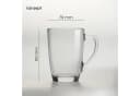 KONZEPT Espressoglas Set 6er – 300 ml Kaffeegläser mit Henkel, transparent Bild 3