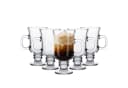KONZEPT Latte-Macchiato-Glas 6er Set 200 ml mit Henkel transparent Bild 2