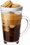 KONZEPT Teeglas Mit Deckel 300 Ml Mit Henkel Glas Transparent Bild 2
