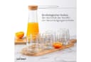 KONZEPT Wasserkaraffe 1L mit 6 Gläsern 320ml Glas Transparent Bild 1