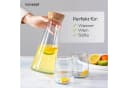 KONZEPT Wasserkaraffe 1L mit 6 Gläsern 320ml Glas Transparent Bild 5