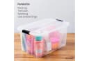KONZEPT Aufbewahrungsbox Set 4 Stk. 7L/14L Transparent Stapelbar Bild 5