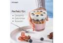 KONZEPT Dessertschale Set 6-tlg. Transparent Trapez Design Bild 3
