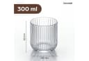 KONZEPT Dessertschale Set 6-tlg. 300 ml Geripptes Glas Transparent Bild 3