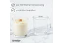 KONZEPT Teelichthalter 12er Set 180 ml Glas Zylindrisch Bild 3
