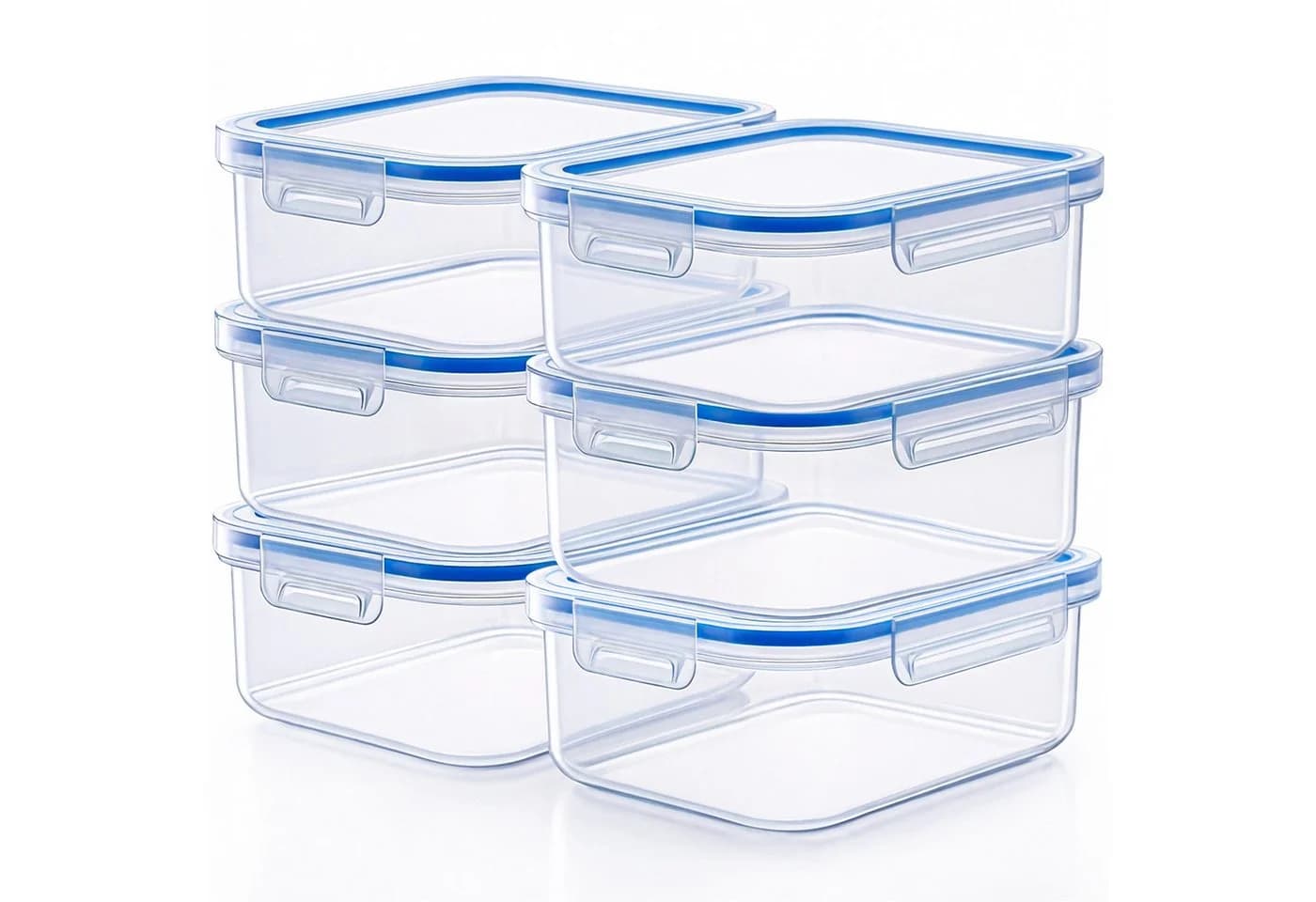 KONZEPT Frischhaltedose 2L 6-tlg. Luftdicht Transparent - Bild 2