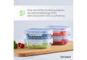 KONZEPT Frischhaltedose 600ml 6-tlg. Transparent BPA-frei Stapelbar Bild 1
