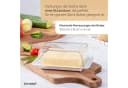 KONZEPT Butterdose 250g Transparent Weiß Bild 1