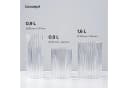 KONZEPT Dekovase 3er Set Kunststoff Stapelbar Transparent Bild 3