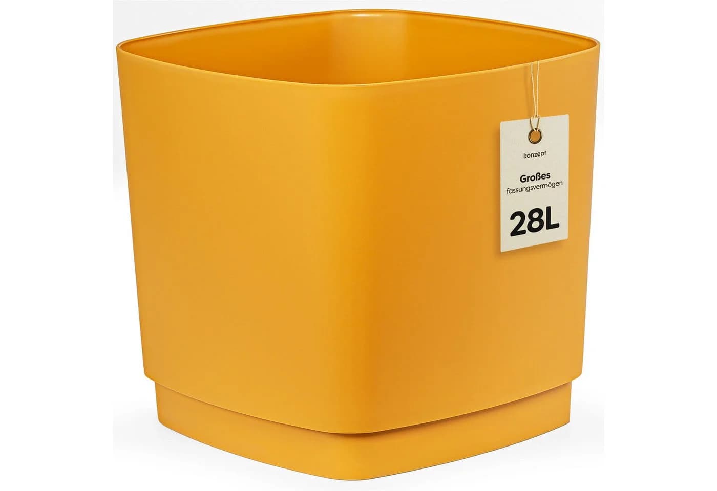 KONZEPT Blumentopf 34x34cm Grau UV-beständig - Bild 2