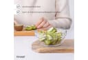 KONZEPT Salatschüssel Set Glas 12-tlg. Stapelbar Transparent Bild 1