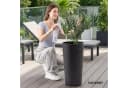 KONZEPT Blumentopf hoch 57 cm Schwarz Kunststoff mit Einsatz Bild 1