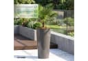 KONZEPT Blumentopf Hochglanz Grau 57 cm Bild 5