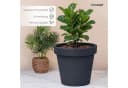 KONZEPT Blumentopf Anthrazit 58 cm Konisch Kunststoff Bild 5