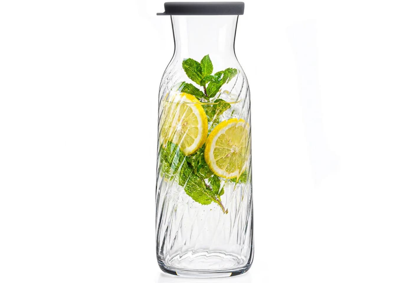 KONZEPT Glaskaraffe mit Silikondeckel Transparent - Bild 2