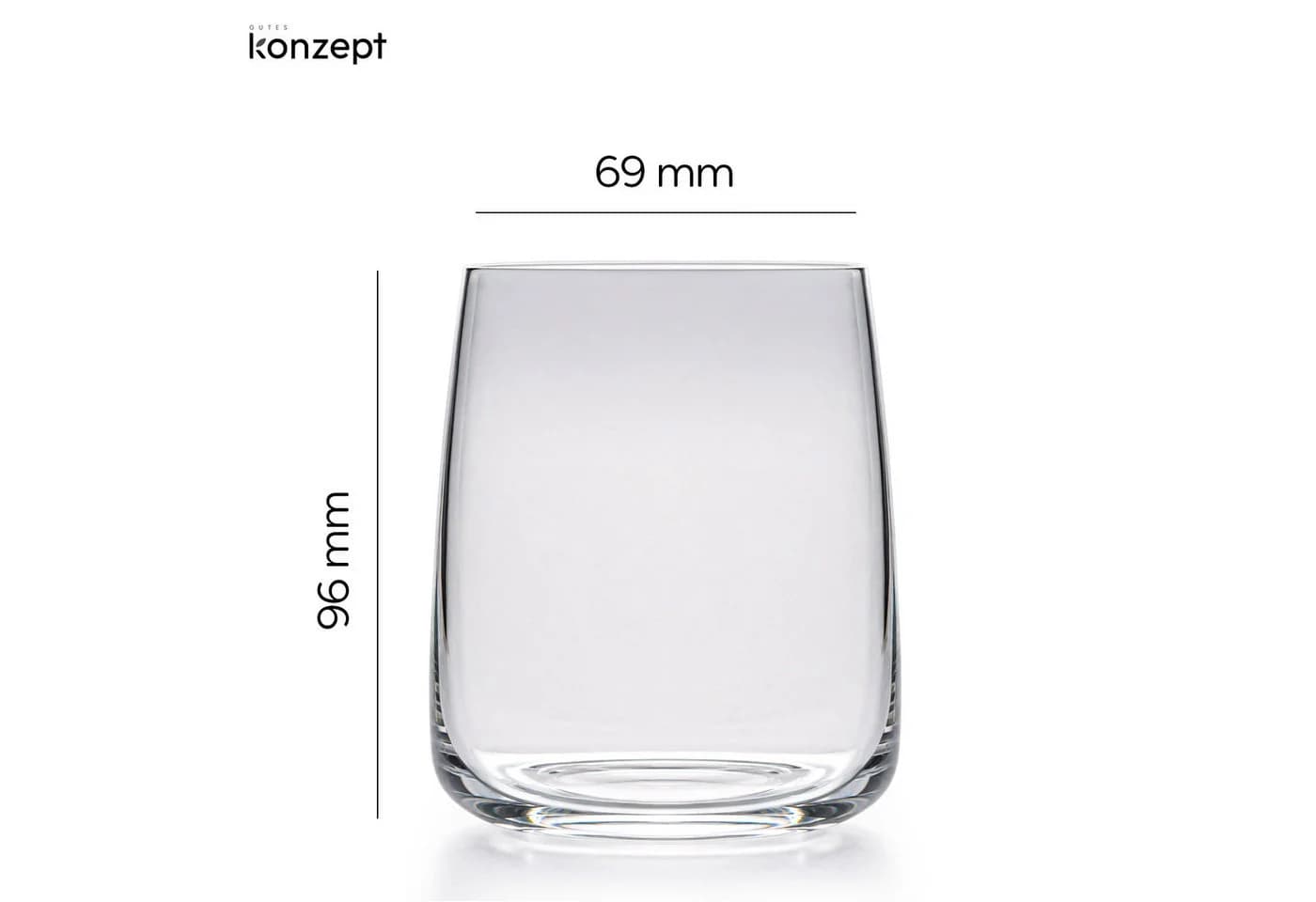 KONZEPT Gläser-Set 6-teilig Transparent Robustes Glas - Bild 3
