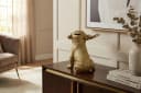 riess-ambiente Bulldogge 35cm Gold Spardose mit Ablageplatte Bild 3