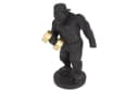 riess-ambiente Tierfigur KING APE 30cm Schwarz/Gold Gorilla mit Hantel Bild 5