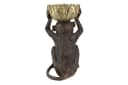 riess-ambiente Tierfigur MONKEY 50cm schwarz/gold - Affe mit Schale Bild 5