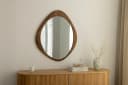 riess-ambiente Wandspiegel ORGANIC 90cm braun Walnuss-Design Bild 3