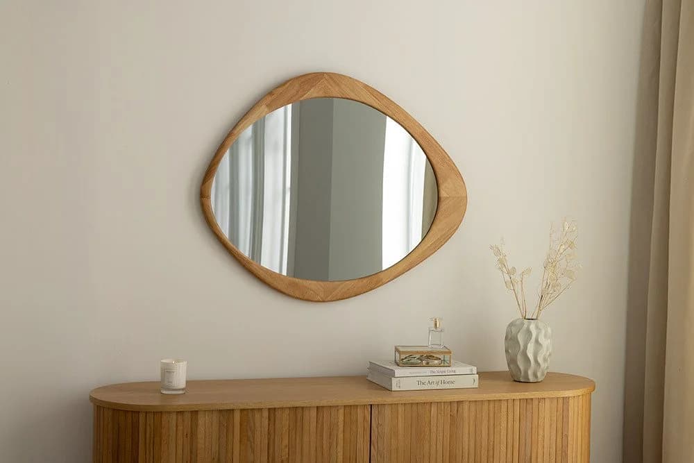 riess-ambiente Wandspiegel ORGANIC asymmetrisch Eichenholz Design - Bild 2