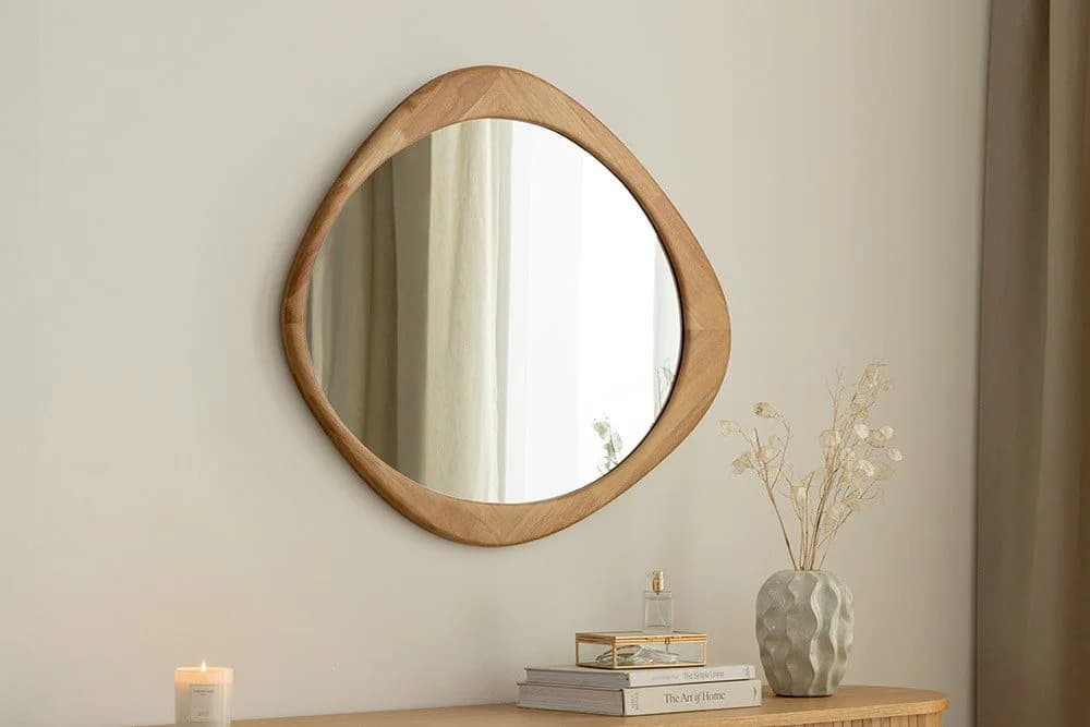 riess-ambiente Wandspiegel ORGANIC asymmetrisch Eichenholz Design - Bild 3