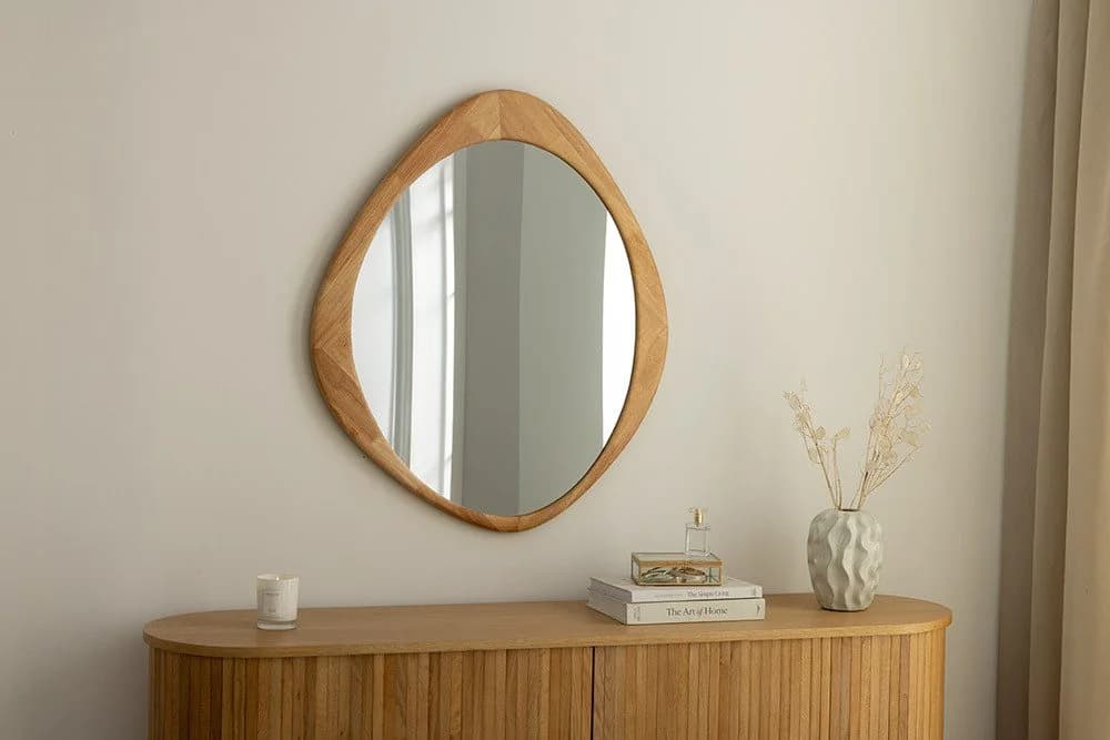 riess-ambiente Wandspiegel ORGANIC asymmetrisch Eichenholz Design - Bild 4