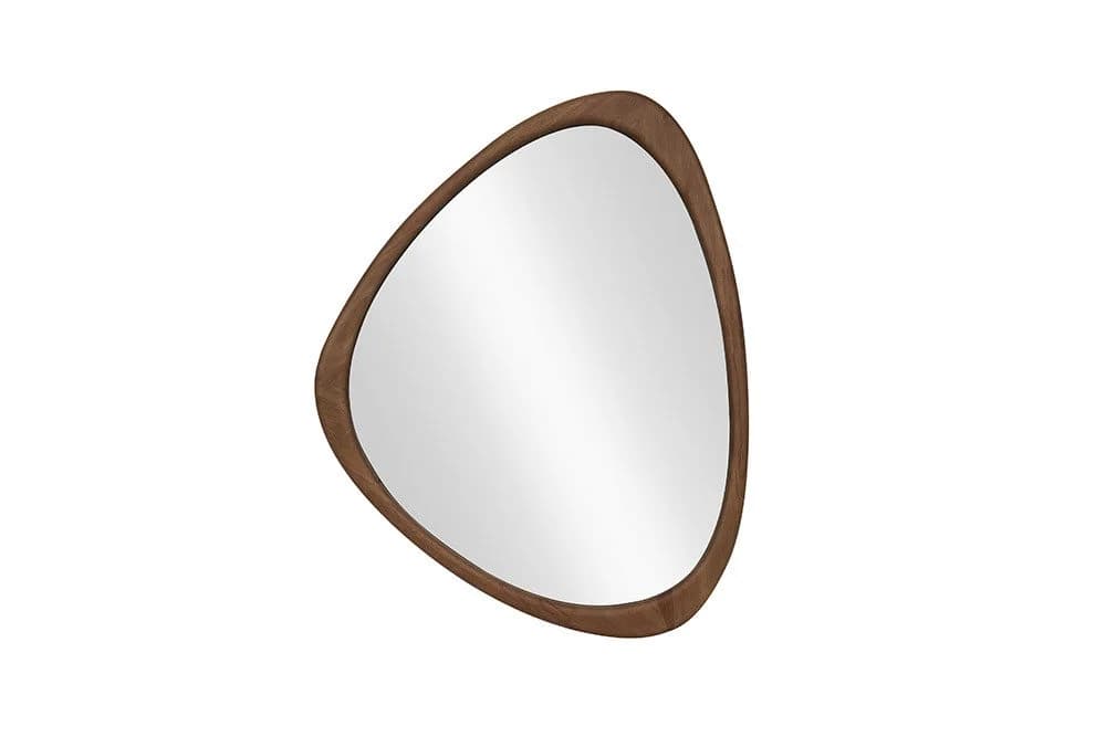 riess-ambiente Wandspiegel ORGANIC 65cm braun Walnuss
