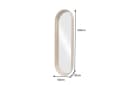 riess-ambiente Wandspiegel PORTRAIT 165cm braun Walnussholz-Design oval Bild 5