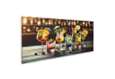 islandburner Leinwandbild Cocktailgläser Bar Motiv 120x40 cm Bild 2