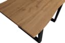 SAM® Esstisch Thoran Wildeiche-Optik U-Metallgestell Baumkante Bild 3