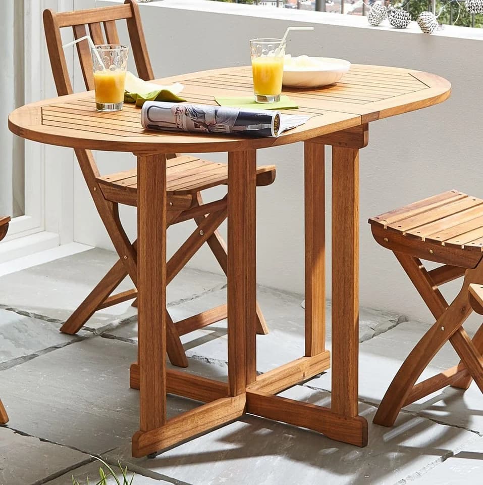 SAM® Gartentisch Padro massiv Akazienholz klappbar geölt - Bild 4
