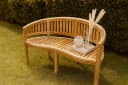 SAM® Gartenbank Leyla Teakholz massiv 3-Sitzer Bild 2
