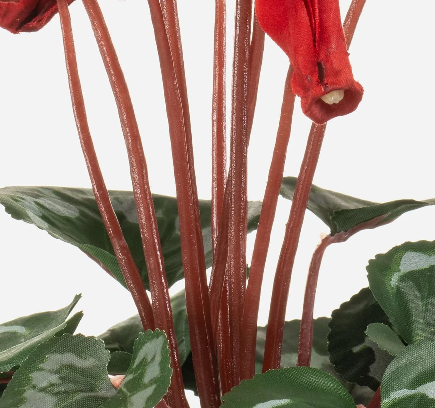 artplants Alpenveilchen Kunstblume Rot auf Steckstab 30cm - Bild 3