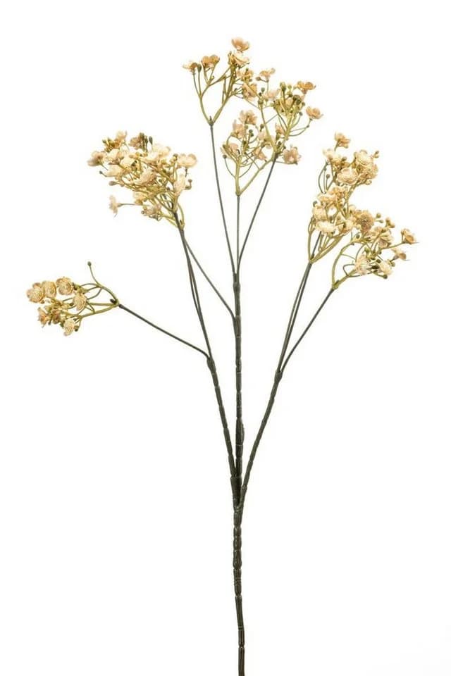 artplants Schleierkraut Kunstpflanze Beige 70cm