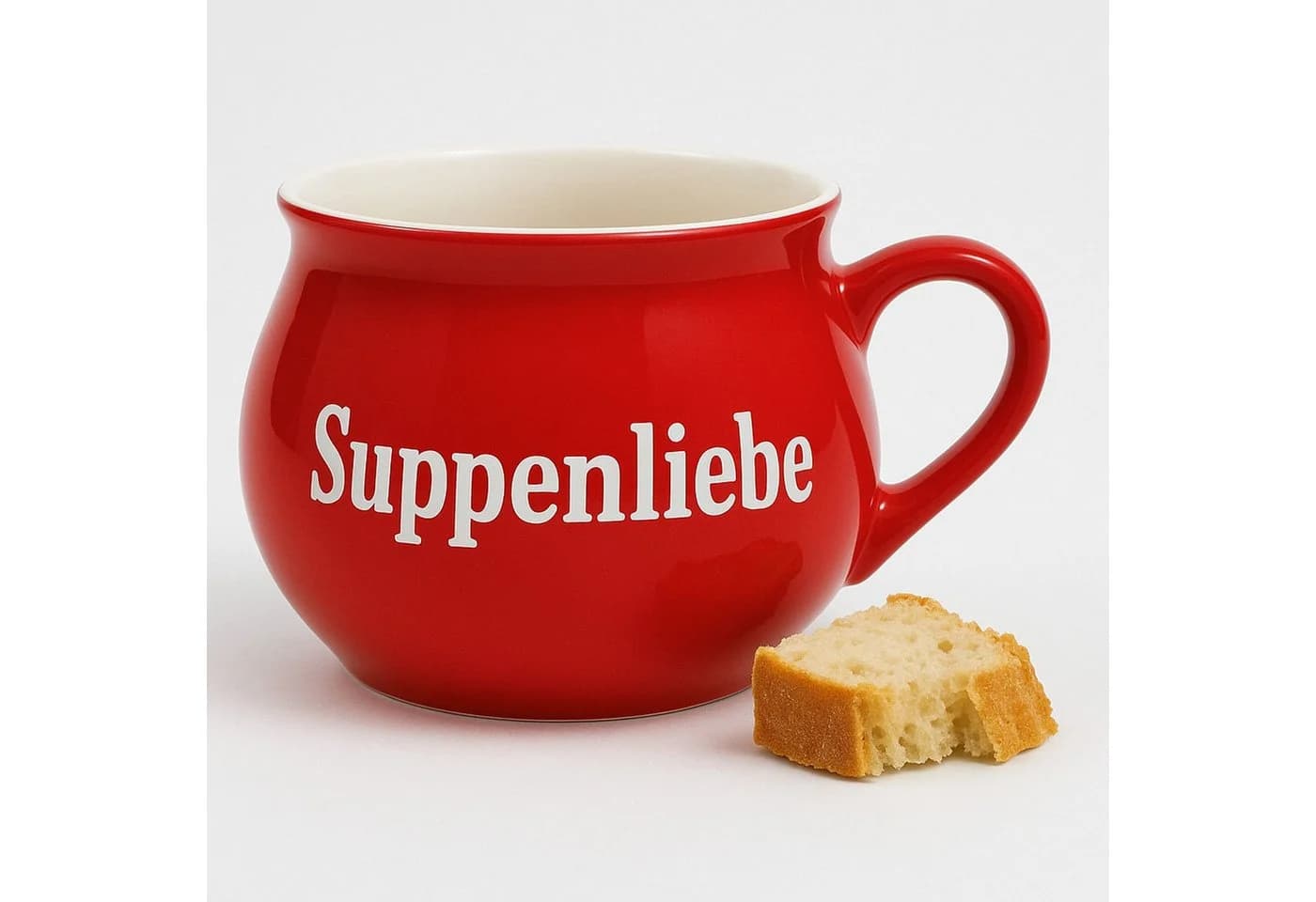 BURI Suppenschüssel Keramik 4er-Set Bunt mit Henkel - Bild 4