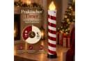 BURI LED Weihnachtskerze XXL Zuckerstange 4er Set Warmweiß Bild 4