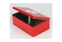 BURI Faltbox Metalldose Medizinbox Rot Weißes Kreuz Bild 3