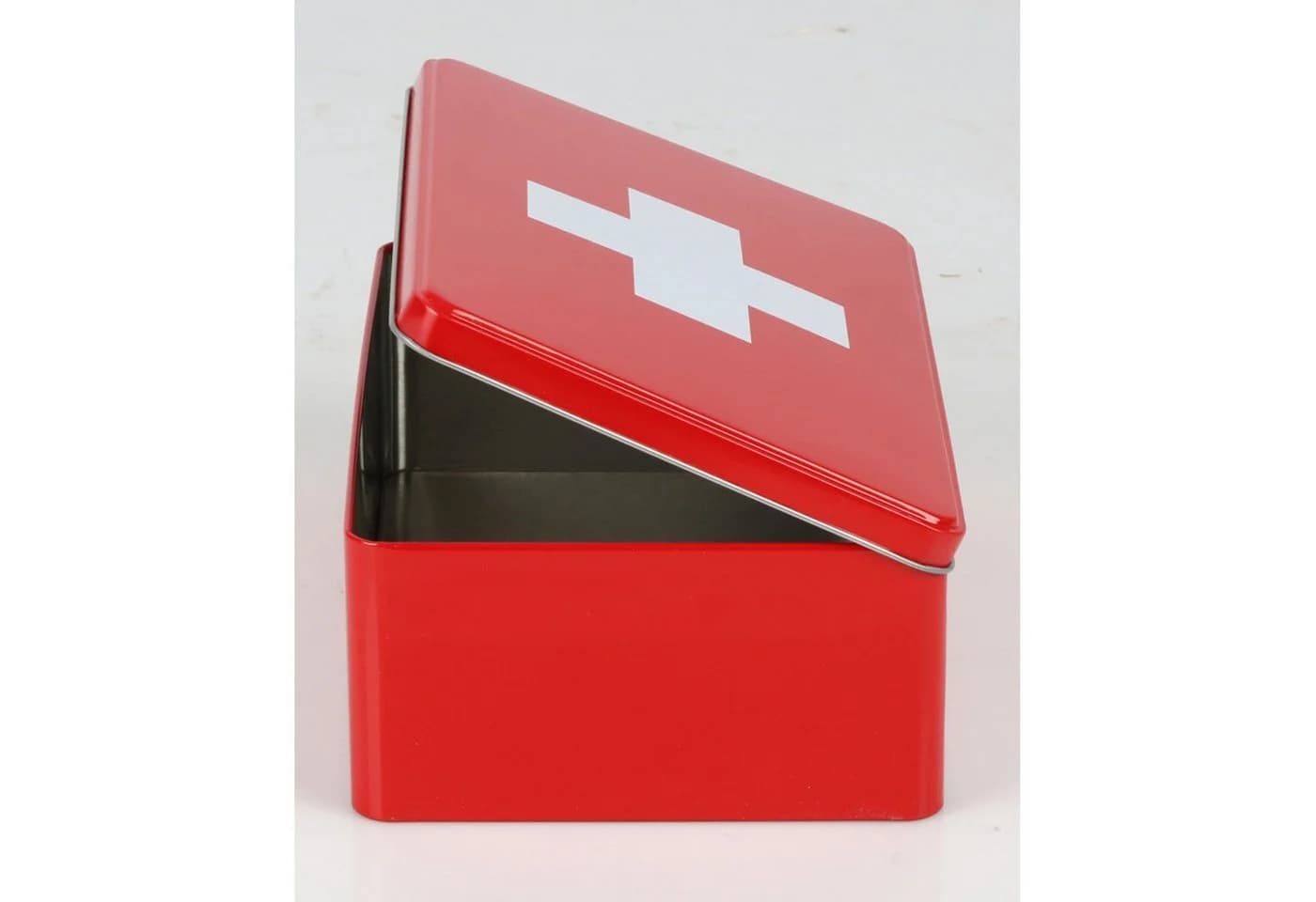 BURI Faltbox Metalldose Medizinbox Rot Weißes Kreuz - Bild 4