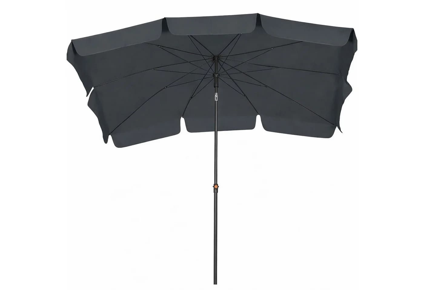 BURI Sonnenschirm 210x140 cm Rechteckig Knickbar Anthrazit - Bild 2