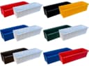 BURI Blumenkasten Europaletten 2er-Set Blau Pflanzkasten Bild 5