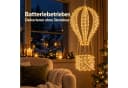 BURI LED-Heißluftballon Dekofigur 90cm Gold 340 LEDs warmweiß Timer Bild 5