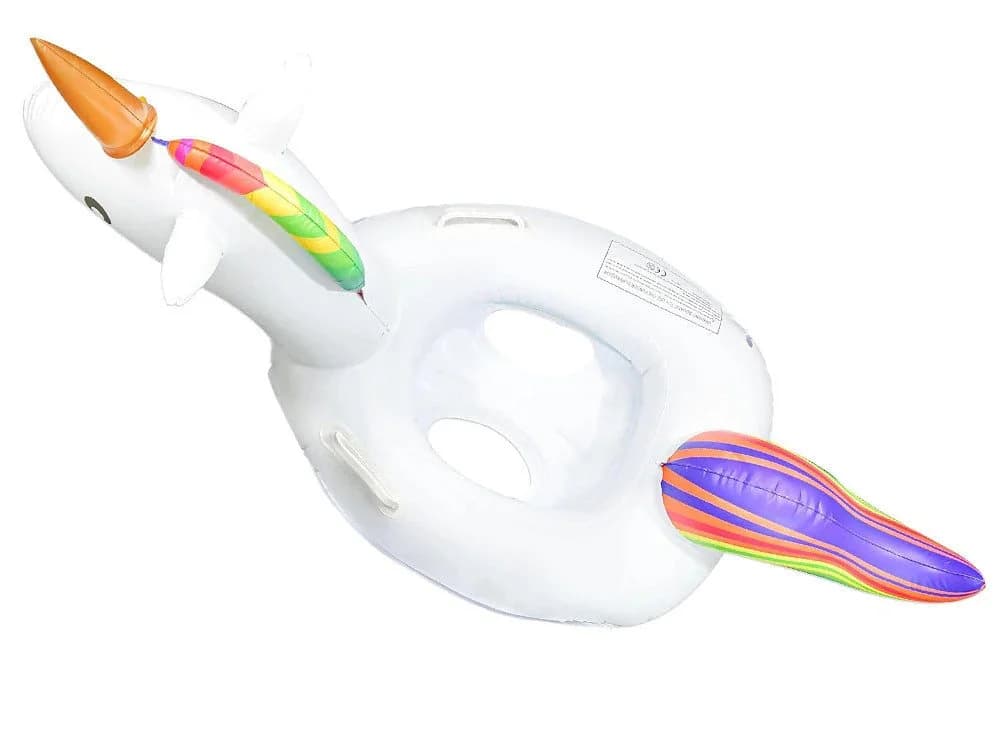 Sport-Knight® Schwimmring Einhorn Bunt PVC mit Griffen - Bild 3